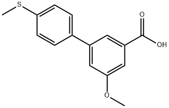 1262006-31-4 5-Methoxy-3-(4-Methylthiophenyl)benzoic acid