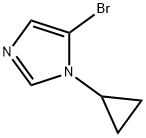 5-broMo-1-cyclopropyl-1H-iMidazole Struktur