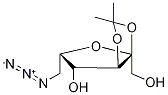 .alpha.-L-Sorbofuranose, 6-azido-6-deoxy-2,3-O-(1-methylethylidene)- Structure