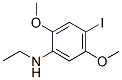 2-(2,5-dimethoxy-4-iodophenyl)aminoethane 化学構造式