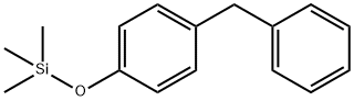 Benzene, 1-(phenylmethyl)-4-[(trimethylsilyl)oxy]- Structure