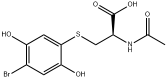 2-bromo-5-(N-acetylcystein-S-yl)hydroquinone Structure