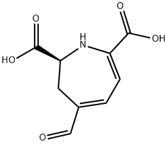 (S)-4-Formyl-2,3-dihydro-1H-azepine-2,7-dicarboxylic acid Structure