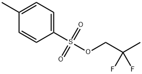 トルエン-4-スルホン酸2,2-ジフルオロプロプ-1-イル 化学構造式