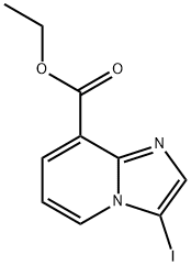 IMidazo[1,2-a]pyridine-8-carboxylic acid, 3-iodo-, ethyl ester|3-碘-8-甲酸乙酯咪唑并[1.2-A]吡啶