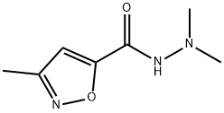 5-Isoxazolecarboxylicacid,3-methyl-,2,2-dimethylhydrazide(9CI) 化学構造式