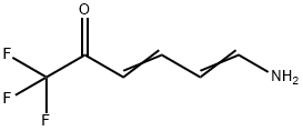 3,5-Hexadien-2-one,  6-amino-1,1,1-trifluoro- Struktur