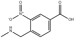 Benzoic acid, 4-[(methylamino)methyl]-3-nitro- (9CI) Structure
