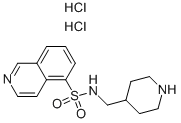 Isoquinoline-5-sulfonic acid (piperidin-4-ylmethyl)-amide  dihydrochloride,126264-57-1,结构式