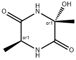2,5-Piperazinedione,3-hydroxy-3,6-dimethyl-,trans-(9CI),126266-50-0,结构式