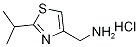 (2-Isopropylthiazol-4-yl)MethanaMine hydrochloride Structure