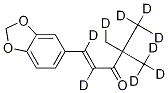 1-(3,4-Methylenedioxyphenyl)-4,4-diMethyl-d6-pent-1-en-3-one-d3, 1262795-35-6, 结构式