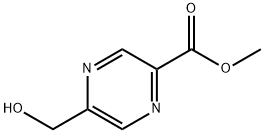 5-(羟甲基)吡嗪-2-甲酸甲酯 结构式