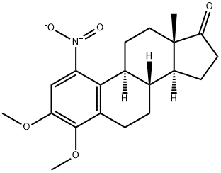 3,4-dimethoxy-1-nitro-1,3,5(10)-estratrien-17-one 结构式