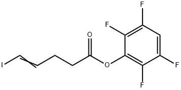 2,3,5,6-tetrafluorophenyl-5-iodo-4-pentenoate 结构式