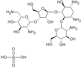 硫酸巴龙霉素, 1263-89-4, 结构式