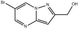 (6-Bromopyrazolo[1,5-a]pyrimidin-2-yl)methanol Structure