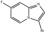 IMidazo[1,2-a]pyridine, 3-broMo-7-fluoro- Structure