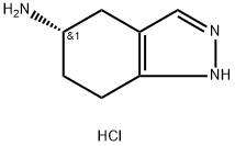 (S)-5-AMino-4,5,6,7-tetrahydro-1H-indazole HCl Struktur