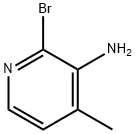 2-溴-3-氨基-4-甲基吡啶,126325-50-6,结构式