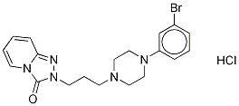 3-Dechloro-3-broMo Trazodone Hydrochloride Structure