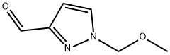 1-(MethoxyMethyl)-1H-pyrazole-3-carbaldehyde 化学構造式