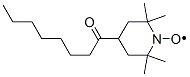 2,2,6,6-tetramethyl-4-capryloylpiperidine-1-oxyl Struktur