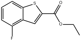 4-氟苯并噻吩-2-甲酸甲酯, 1263280-02-9, 结构式