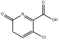 3-氯-6-羟基-2-吡啶甲酸 结构式