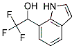 2,2,2-三氟-1-(1H-吲哚-7-基)乙烷-1-醇,1263280-39-2,结构式