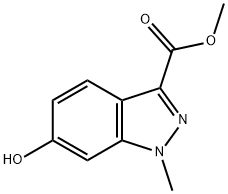 Methyl 6-hydroxy-1-Methyl-1H-indazole-3-
carboxylate 化学構造式