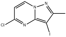 5-chloro-3-iodo-2-Methylpyrazolo[1,5-a]pyriMidine Struktur