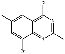 8-broMo-4-chloro-2,6-diMethylquinazoline,1263283-41-5,结构式