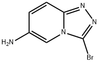 3-Bromo-[1,2,4]triazolo[4,3-a]pyridin-6-ylamine 结构式