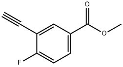 Methyl 3-ethynyl-4-fluorobenzoate Structure