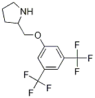 2-[3,5-
bis(trifluoroMethyl)phenoxyMethyl]pyrrolidine 结构式
