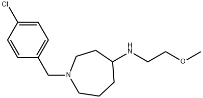 1-(4-chlorobenzyl)-N-(2-Methoxyethyl)azepan-4-aMine|1-[(4-氯苯基)甲基]六氢-N-(2-甲氧基乙基)-1H-氮杂卓-4-胺