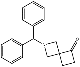 2-DiphenylMethyl-2-azaspiro[3.3]hept-5-one Struktur