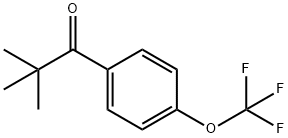 2,2-Dimethyl-1-[4-(trifluoromethoxy)phenyl]propan-1-one Structure