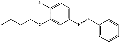 3-N-BUTOXY-4-AMINOAZOBENZENE Structure