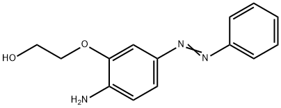 3-(2-HYDROXYETHOXY)-4-AMINOAZOBENZENE 结构式