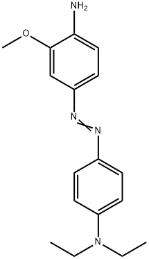 4-((4-AMINO-3-METHOXYPHENYL)-AZO)-N,N-DIETHYLANILINE,126335-31-7,结构式