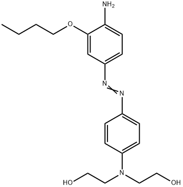 4-((4-AMINO-3-N-BUTOXYPHENYL)AZO)-N,N-BIS(2-HYDROXYETHYL)ANILINE Structure