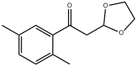 1-(2,5-Dimethyl-phenyl)-2-(1,3-dioxolan-2-yl)-ethanone Structure