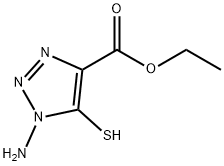 1H-1,2,3-Triazole-4-carboxylicacid,1-amino-5-mercapto-,ethylester(9CI) 结构式