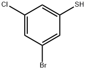 3-Bromo-5-chlorobenzenethiol, 1263376-19-7, 结构式
