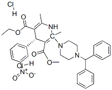 manidipine hydrochloride Struktur