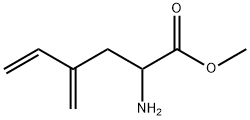 5-Hexenoic  acid,  2-amino-4-methylene-,  methyl  ester Structure
