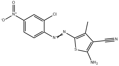 2-AMINO-5-((2-CHLORO-4-NITROPHENYL)AZO)-4-METHYL-3-THIOPHENECARBONITRILE|