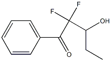 1-Pentanone, 2,2-difluoro-3-hydroxy-1-phenyl-, (-)- (9CI)|